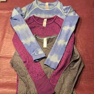 Size 10 Ivivva long sleeve shirts